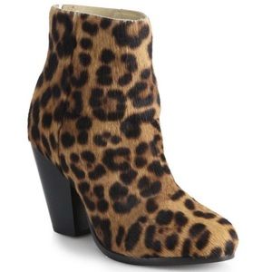 RAG & BONE NEWBURY LEOPARD-PRINT CALF HAIR ANKLE BOOTS